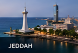 Jeddah corniche at dusk