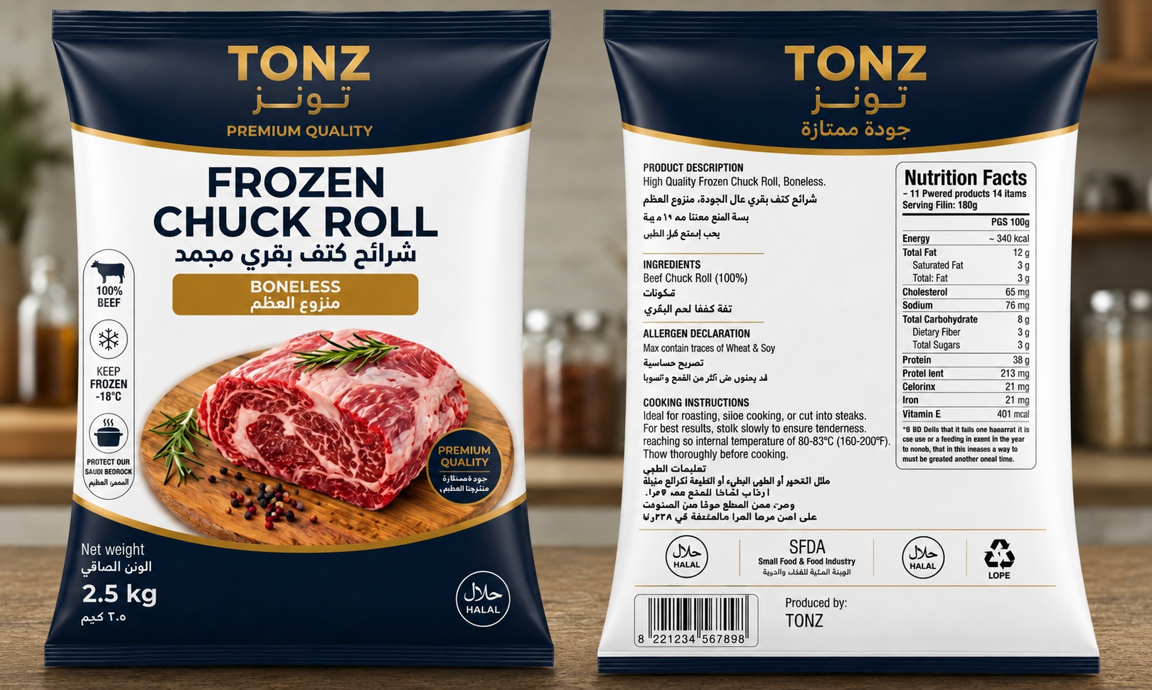 Frozen Chuck Roll
