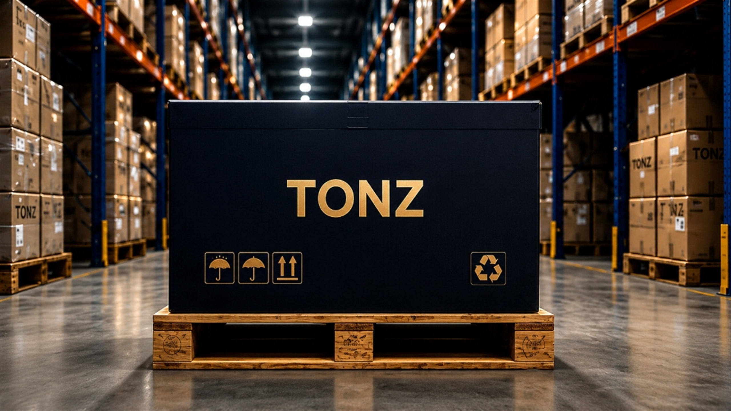 TONZ automated B2B cargo intake and warehouse storage